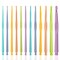 Plastic Crochet Hooks 12 pcs Different Sizes (2.0mm - 10.0mm) Crochet Needles QLRFFLJOY Colorful Crochet Hook Set DIY Yarn Weaving Tools for Scarf Hat Gloves Knitting